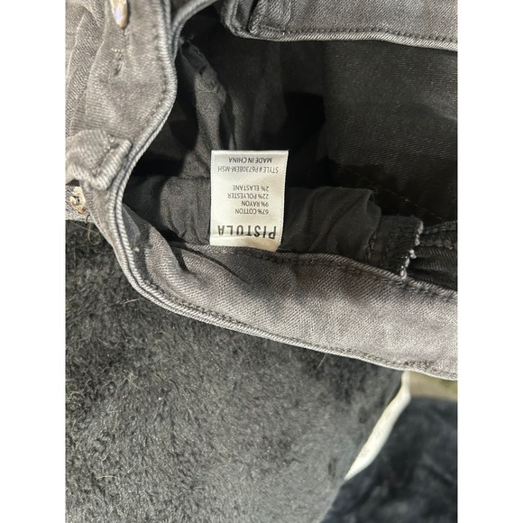 Pistola Women Gray Wash Denim Skinny Jeans Raw Hem Distressed Size 29 - Picture 10 of 10